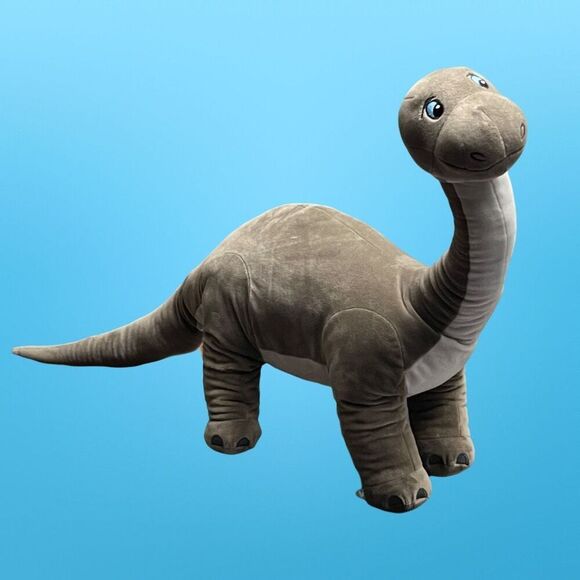Ikea Jattelik Dinosaur Brontosaurus Soft Stuffed Animal Plush Toy 35” - Picture 2 of 3